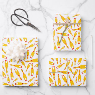 Funny Rubber Chicken Wrapping Paper Sheet