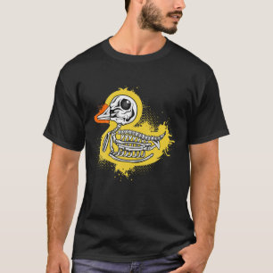 Funny Rubber Duck, Bathing Duck, Skull Skeleton Hu T-Shirt