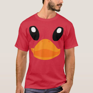 Funny Rubber Duck Costume Suit Kids Adult Hallowee T-Shirt