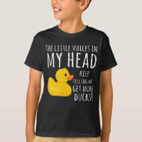 Funny Rubber Duck Little Voices in my Head