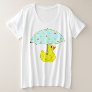 Funny Rubber Duck Plus Size T-Shirt