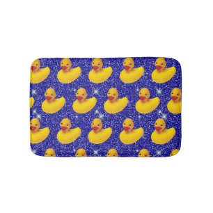 Funny Rubber Ducks Yellow Duckie Farm Animal Lover Bath Mat