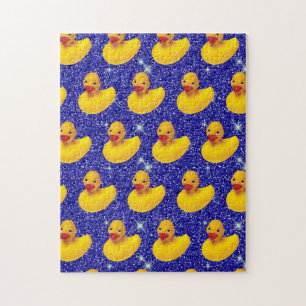 Funny Rubber Ducks Yellow Duckie Farm Animal Lover Jigsaw Puzzle