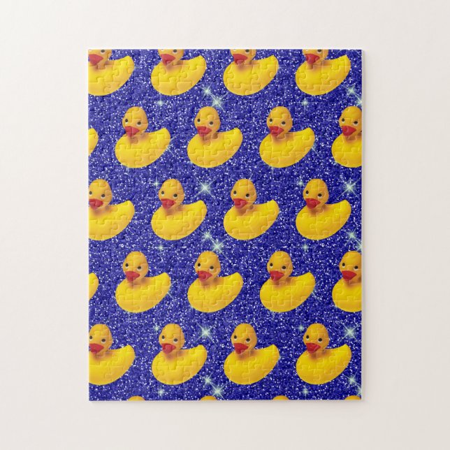 Funny Rubber Ducks Yellow Duckie Farm Animal Lover Jigsaw Puzzle (Vertical)