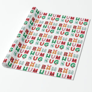 Funny Rubbish Bah Humbug Wrapping Paper