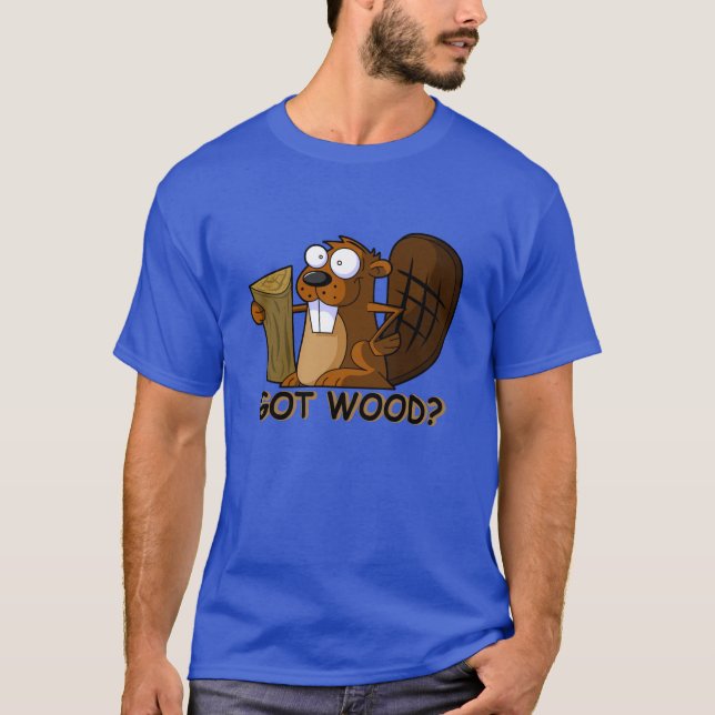 Funny,rude beaver T-Shirt (Front)