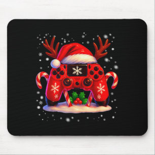 Funny Rudolph Game Controller Christmas Xmas Boy K Mouse Pad