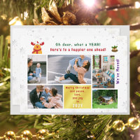Funny Rudolph Oh Deer We've Moved 5 Photos Modern