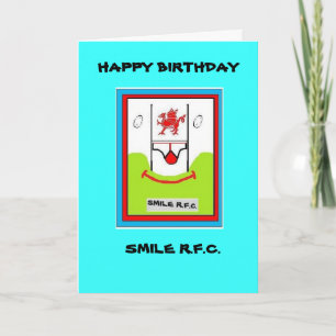 FUNNY RUGBY BIRTHDAY CARD