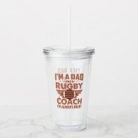 Funny Rugby Dad and Rugby Coach