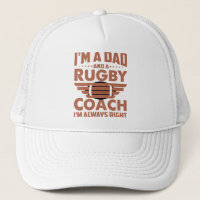 Funny Rugby Dad and Rugby Coach