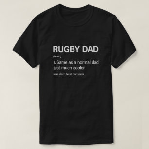 Funny Rugby Dad Definition Rugby Lover T-Shirt