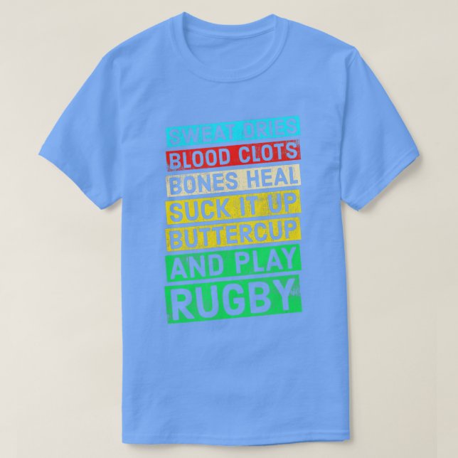 Funny Rugby Quote  Play Rugby  T-Shirt (Design Front)