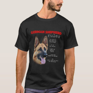 Funny Rules For The Owner Of A German Shepherd T-Shirt