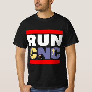 FUNNY RUN CNC MACHINIST ENGINEER MECHANIC OPERATOR T-Shirt