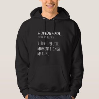 Funny Runner Quote Gift Idea Runderful  V0Efp Hoodie