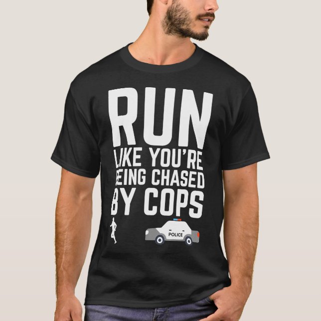 Funny Runner Running Motivation Shirt With Saying  (Front)