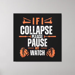 Funny-running Canvas Print