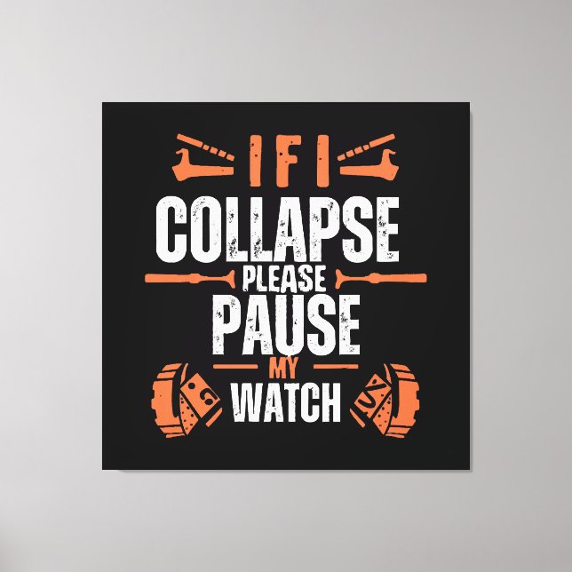 Funny-running Canvas Print (Front)