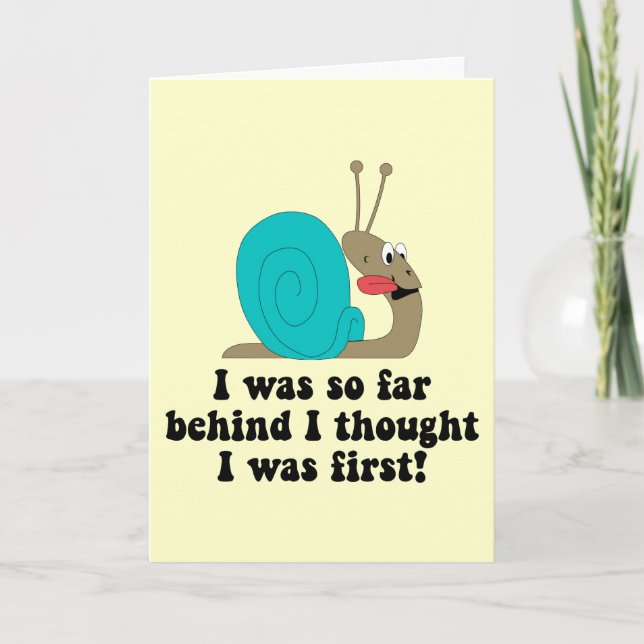 Funny running card (Front)