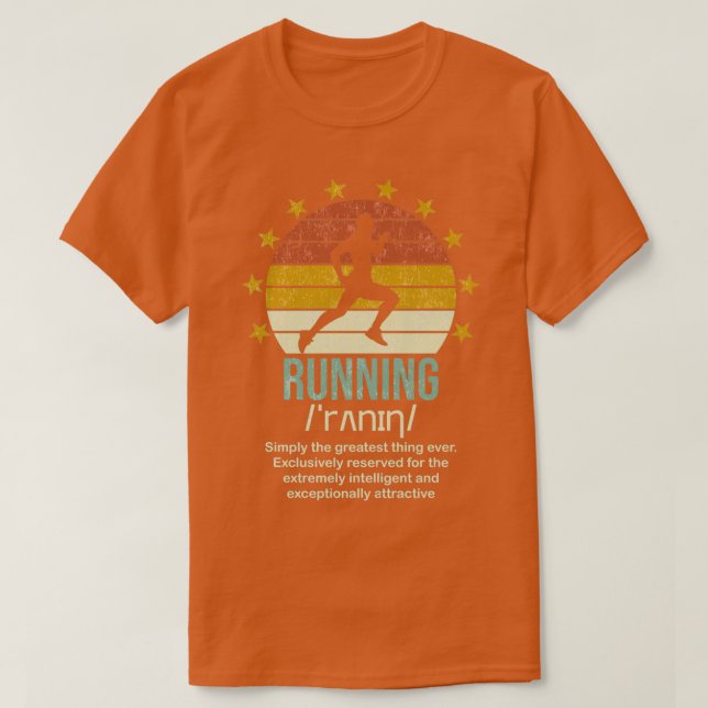 Funny Running Definition  Runner Funny Sayings  Lo T-Shirt (Design Front)