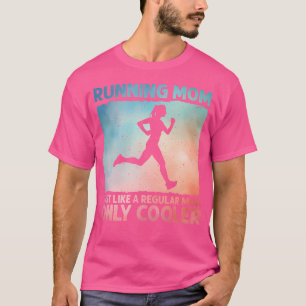 Funny Running For Women Mum Marathoner Runner Coac T-Shirt