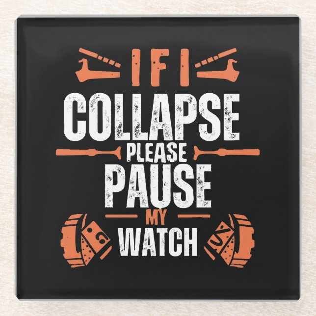 Funny-running Glass Coaster (Front)