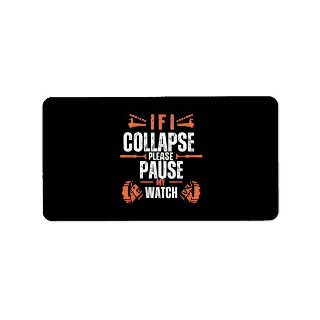 Funny-running Label (Front)