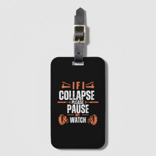 Funny-running Luggage Tag