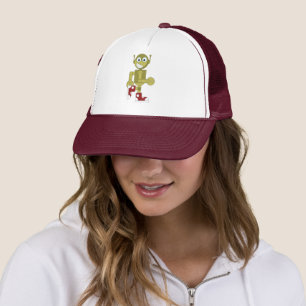 Funny Running Robot Trucker Hat