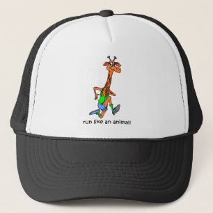 Funny running trucker hat
