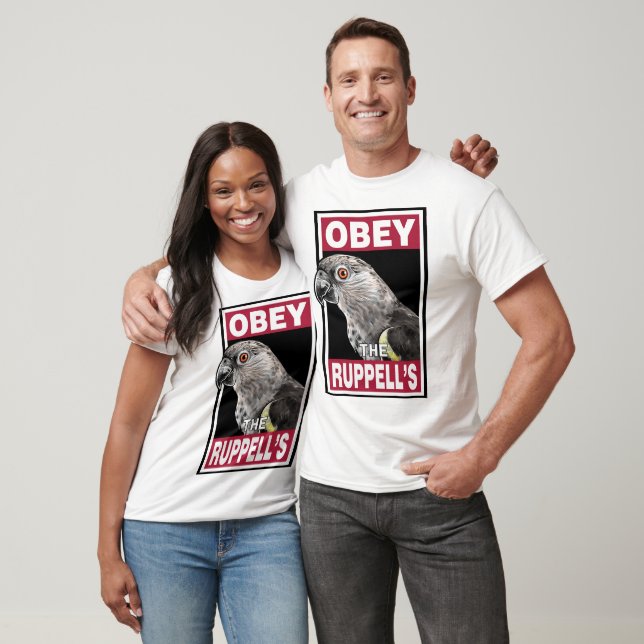 Funny Rüppell's Parro - Bird Art T-Shirt (Unisex)