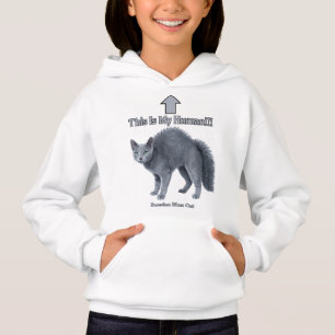 Funny Russian Blue Cat – This Is My Human