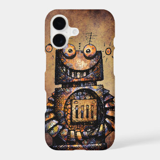 Funny Rusty Steampunk Robot