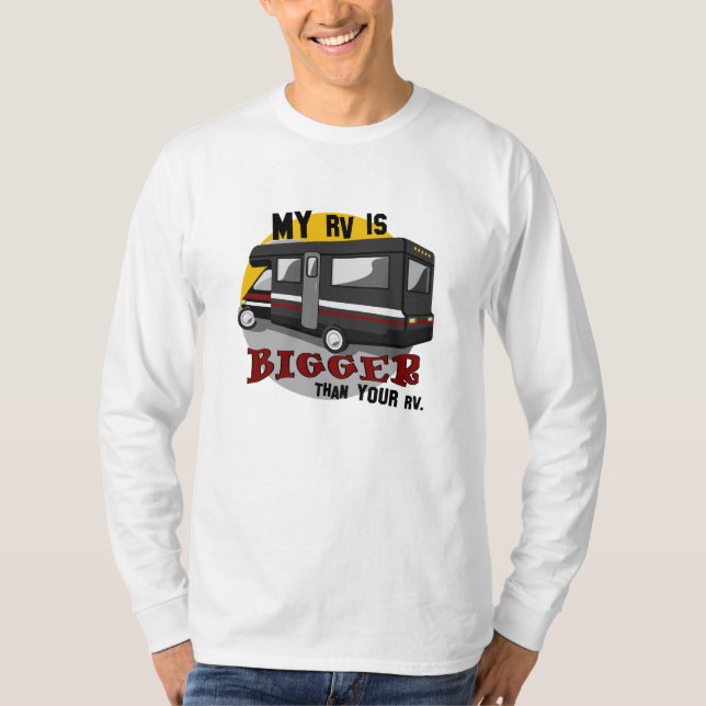 Funny RV Camping L/S Shirt (Front)