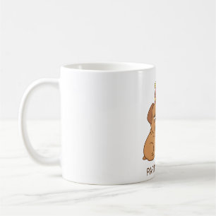 Funny Sad Bulldog Party Animal Coffee Mug