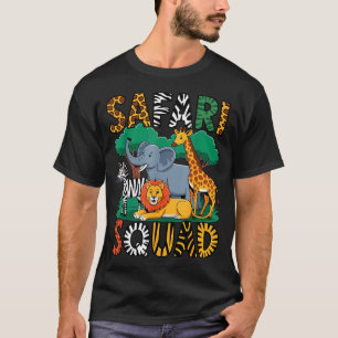 Funny Safari Costume For Kids Men Women Africa Saf T-Shirt