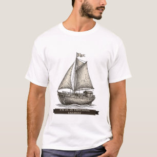 Funny Sailboat "I'm On An Emotional Sailboat" T-Shirt