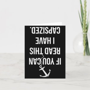 Funny Sailing Nautical Boating Sailboat Lover Gift Card