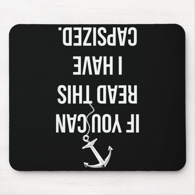 Funny Sailing Nautical Boating Sailboat Lover Gift Mouse Pad (Front)