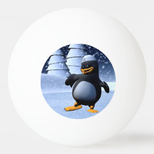 Funny Sailor Penguin Dancing Ping Pong Ball