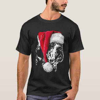 Funny Saint Bernard Santa Dog Mum Gift Present For T-Shirt
