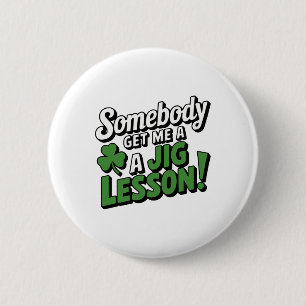 Funny Saint Patricks Day Irish Pride Shamrock Luck 6 Cm Round Badge