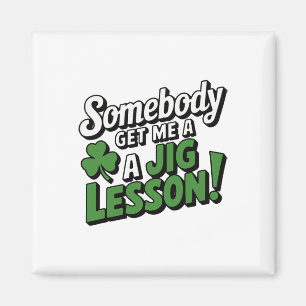 Funny Saint Patricks Day Irish Pride Shamrock Luck Magnet