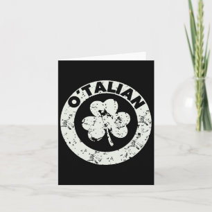 Funny Saint Patricks Day Italian Irish Relationshi Card