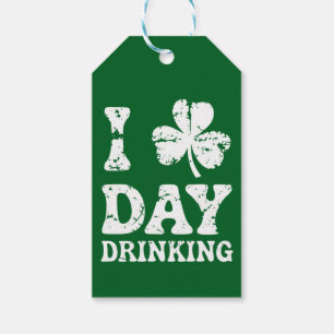 Funny Saint Patricks Day Party St Pats Funny Drink Gift Tags