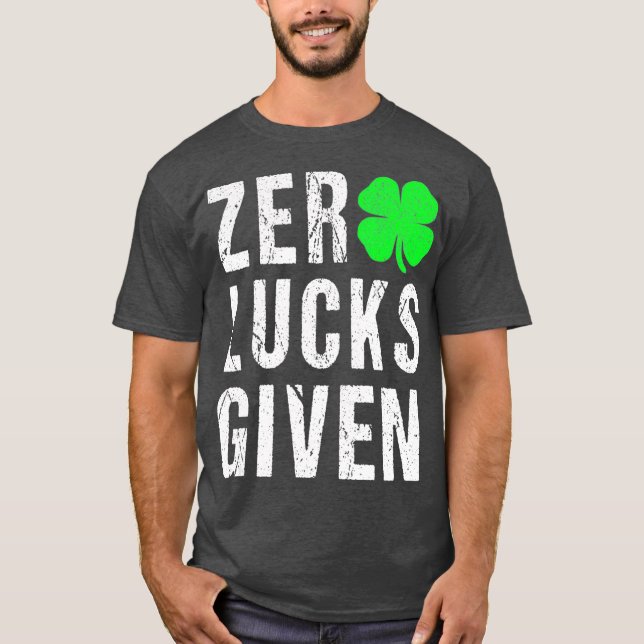 Funny Saint Patricks Day  Shamrock Irish Tee (Front)