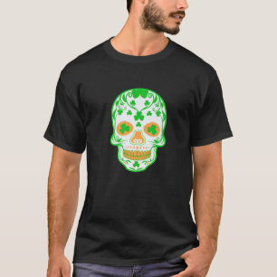Funny Saint Patrick's Day Skull Decorate For Adult T-Shirt