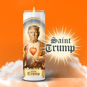 Funny Saint Trump Prayer Candle