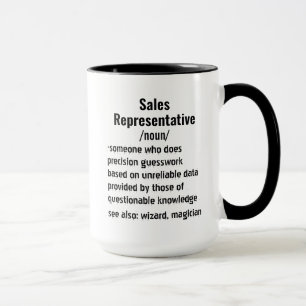 Funny Sales Representative Definition gifts  Mug